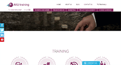Desktop Screenshot of akutraining.com